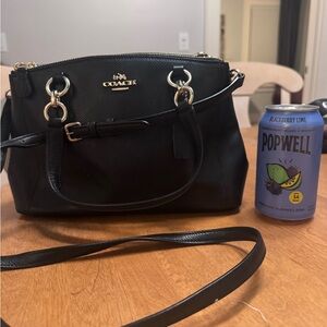 Coach Mini Christie Carryall Black Crossbody Bag